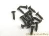 15 LES PAUL PICKGUARD SCREWS BLACK